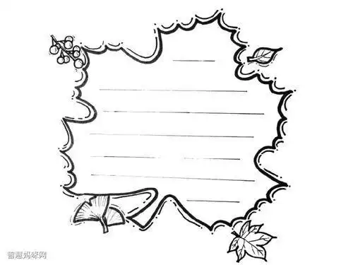 边框标题简笔画手抄报边框手抄报