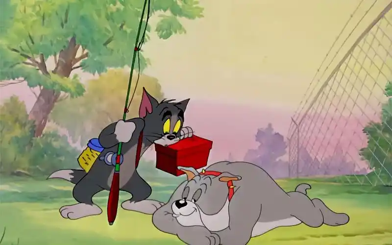 《猫和老鼠》:猫老六拿杰瑞当诱饵钓鱼,鱼儿没钓上来,反遭无情吊打