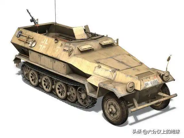 二战兵器全集陆上斯图卡德国sdkfz251半履带装甲运兵车