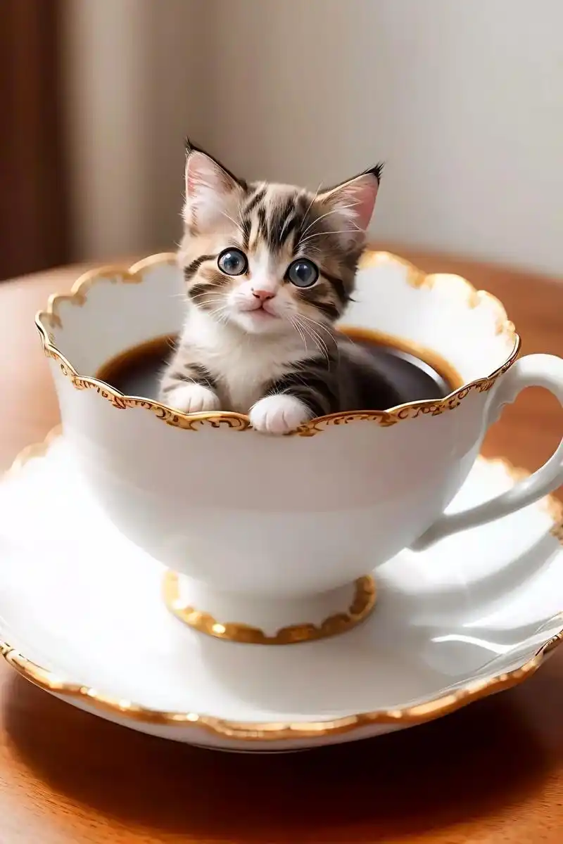 萌到爆#抖音图文来了 #壁纸 #猫咪#ai绘画 - 抖音