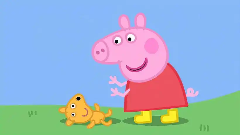 小猪佩奇7:泰迪变得脏兮兮,佩奇决定带她去玩偶医院,洗干净