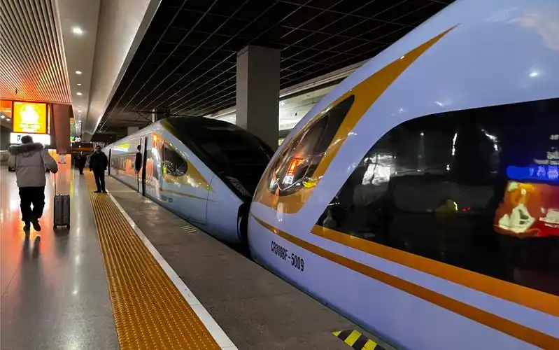 【1080p】复兴号cr300bf重联担当d2282次桐乡-嘉兴南站原声原速运行