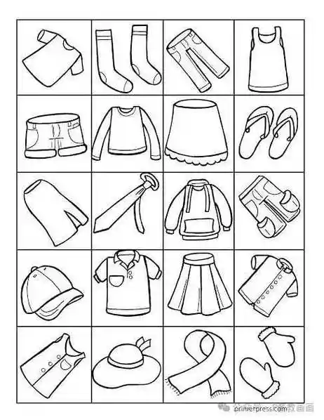 300个衣服手绘线稿,临摹学画
