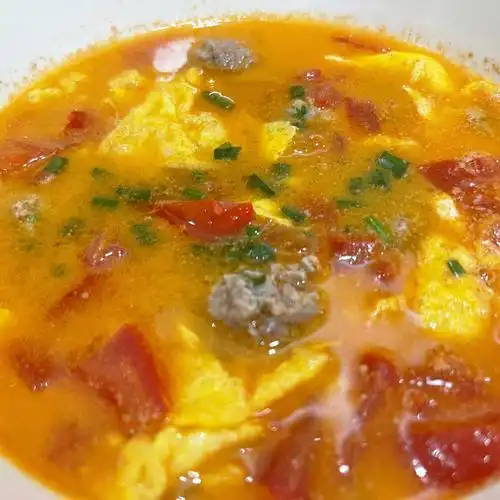 西红柿鸡蛋肉丸汤低脂鲜香家的味道