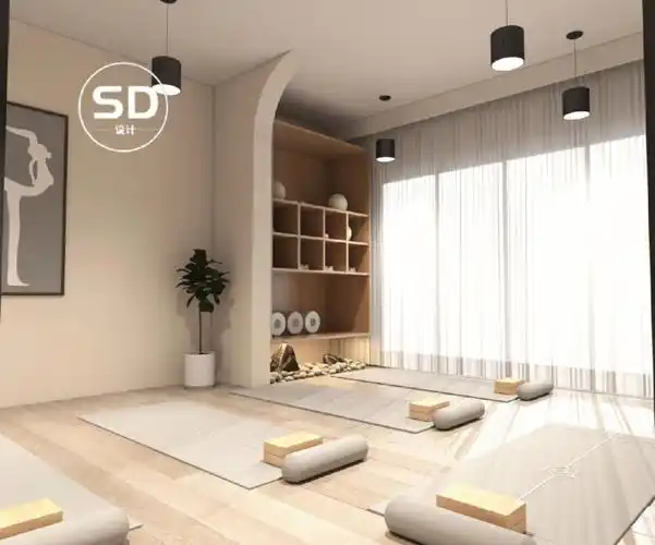 瑜伽馆装修设计效果图