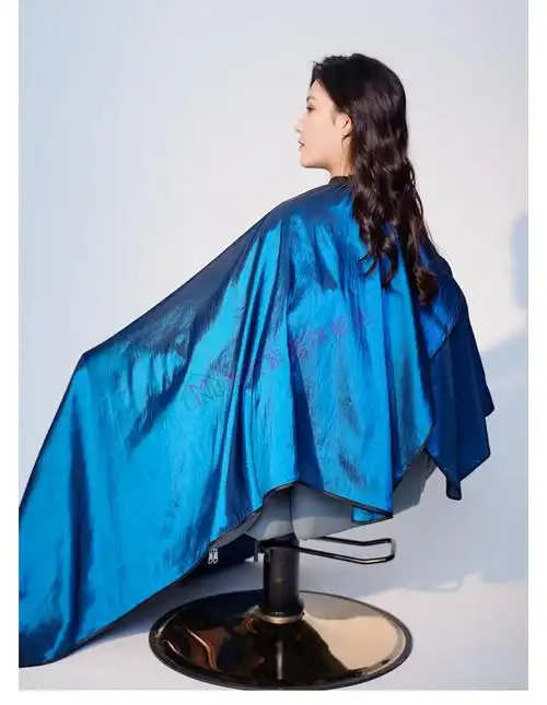 美发围布发廊专用理发店剪头发不沾发 灰色【图片