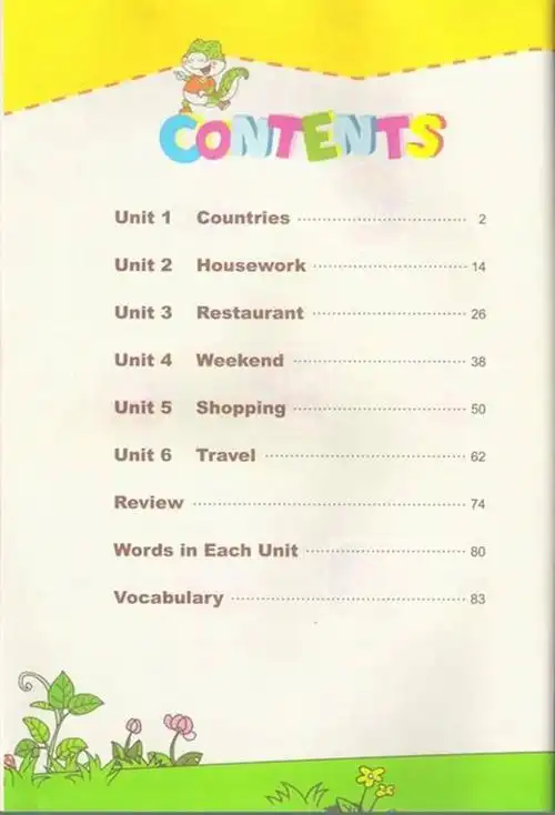 鲁科版小学英语四年级下册电子课本(五四制)