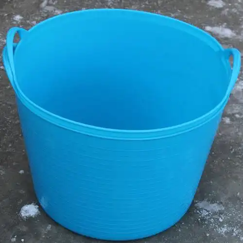 沙滩提桶软提桶 手提式家用水桶洗车洗菜浇花水桶 小号清洁水桶