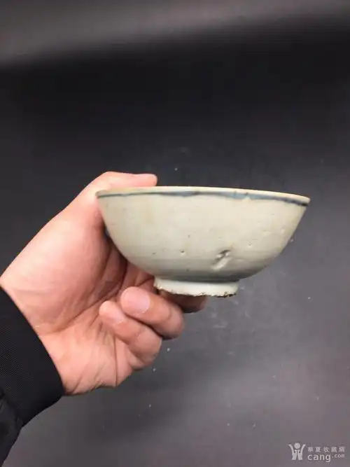 瓷器 现代 明代堂名款白玉斋碗