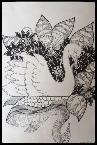 西海岸新区小学美术课堂教学基本功范画比赛部分作品选登线描篇