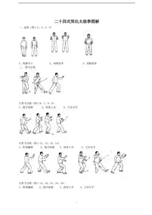 24式简化太极拳图解06378