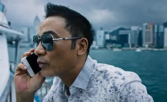 任达华然后动情表示对剧组的感谢:谢谢我儿子黄景瑜, 这是一段难忘的