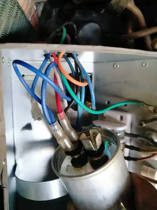 空调压缩机启动电容连接方法