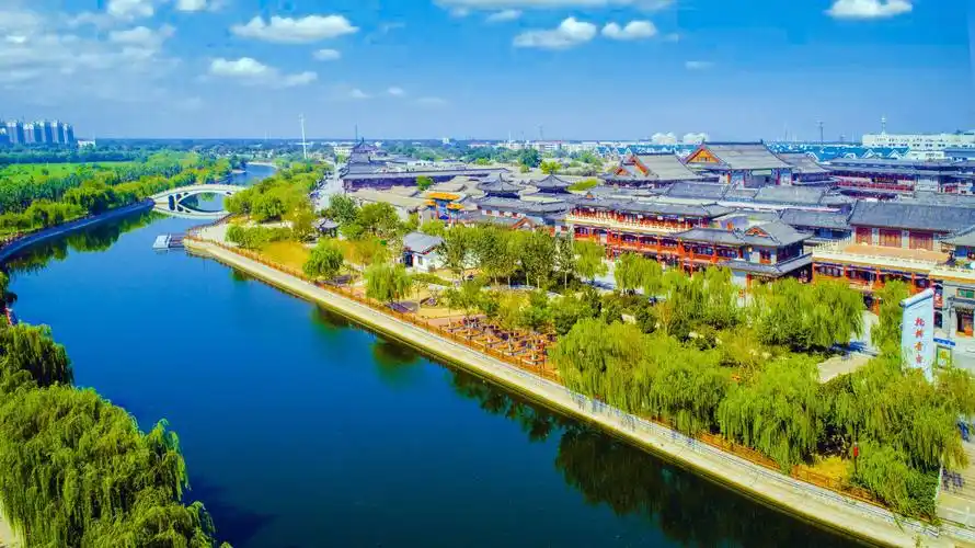 杨柳青大运河国家文化公园(元宝岛)一期项目竣工|大运河|天津市|运河