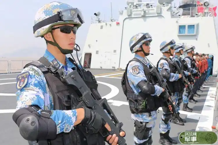 中国海军舰队起航赴环太军演 兵力仅次于美加(组图)