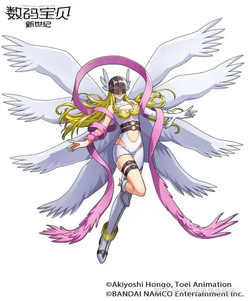 天女兽是拥有美丽女性身姿的大天使型数码宝贝,以前被分类为天使型,但