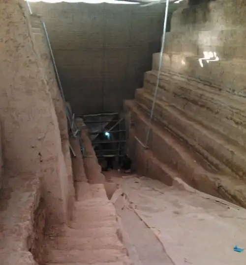 图:西高穴"曹操墓"地宫墓道入口