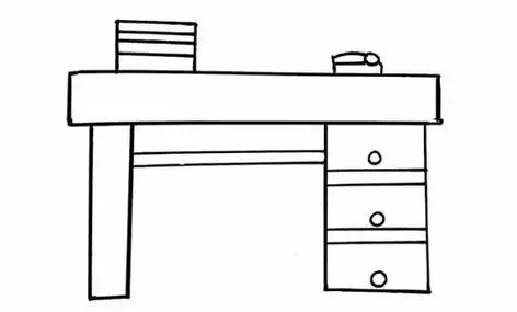书桌的简笔画整理书桌的简笔画