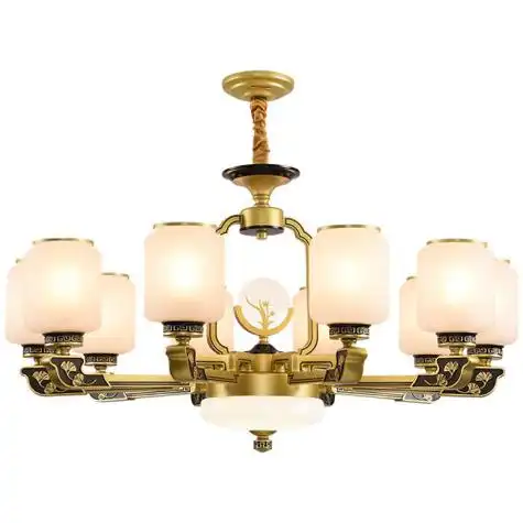 雷士(nvc)吊灯 nvc lighting 雷士照明 whdd10a 9-002 银杏纳财 新