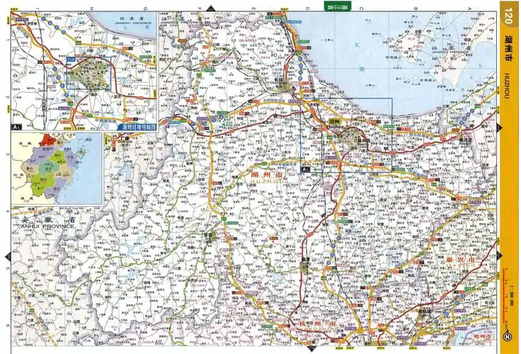 湖州市交通地图全图高清版