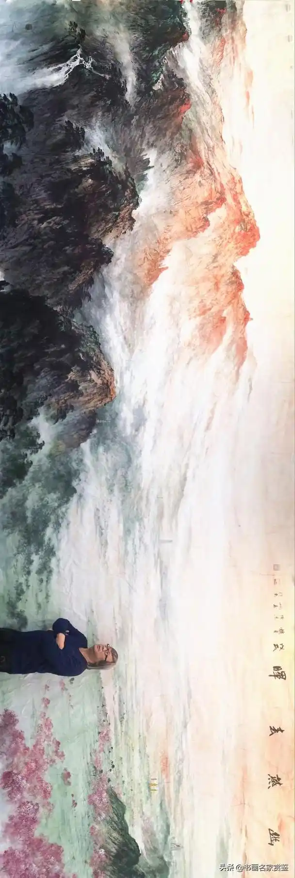 著名山水画家 陈溪峋 为 北京市政府新址 创作巨幅国画,历程剪影