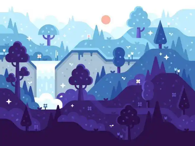 邻近色的水粉画邻近色同类色水粉画