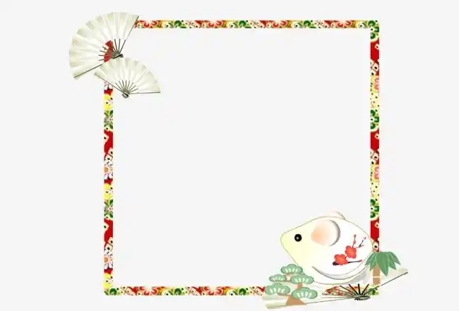 日本日式日系和风富士山招财猫樱花组图