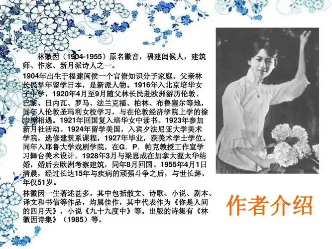 别丢掉 林徽因ppt