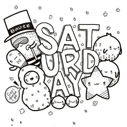 一组简单涂鸦图案大全,创意十足的简笔画图片