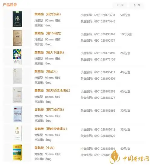 价格_黄金叶烟天香细支价格