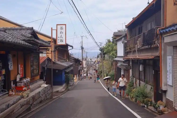 日本京都清水寺下的街道