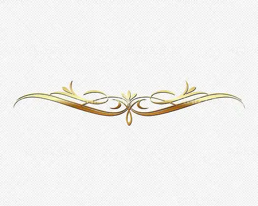 金色欧式花纹边纹矢量素材下载 - 觅知网