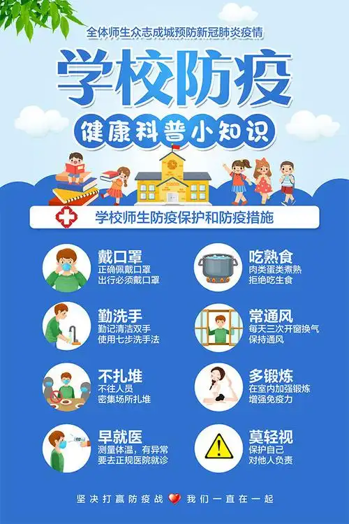 学校防疫健康科普小知识