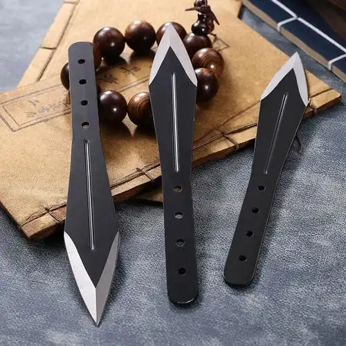 飞刀子飞镖暗器防身户外直飞开刃专业武术忍者求生野外手里剑训练