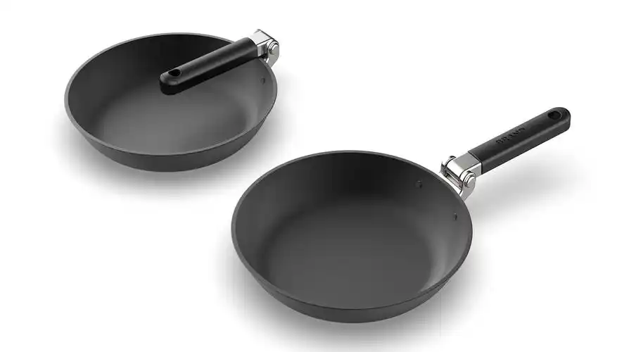 日式手柄折叠锅