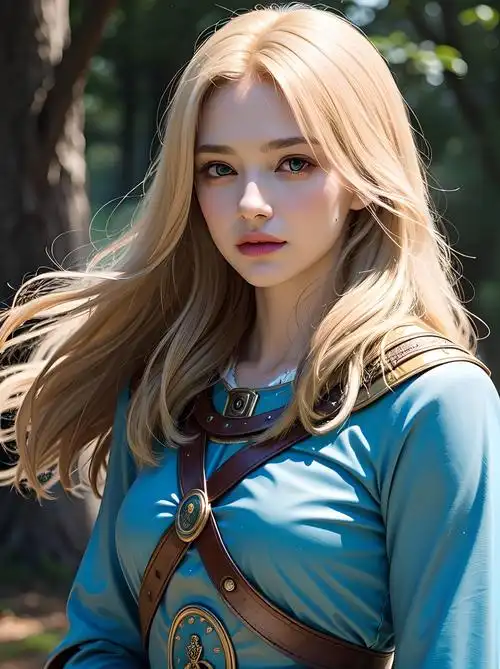 金发蓝眼睛女孩-触站