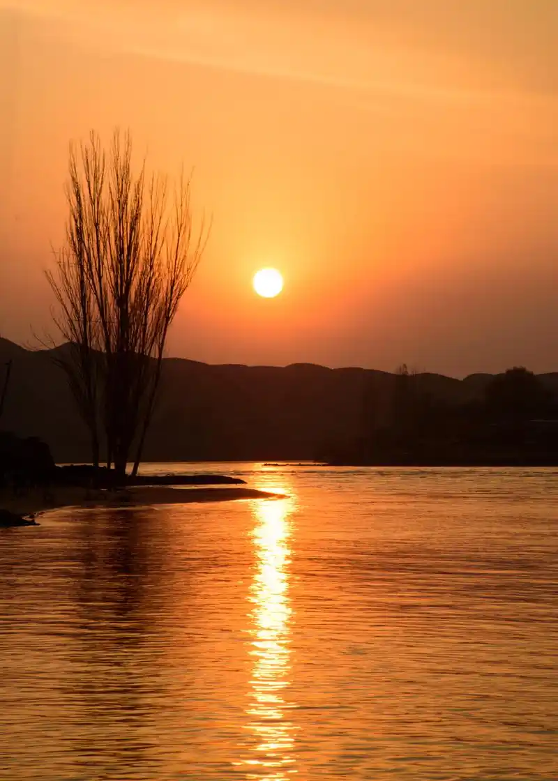 黄河落日