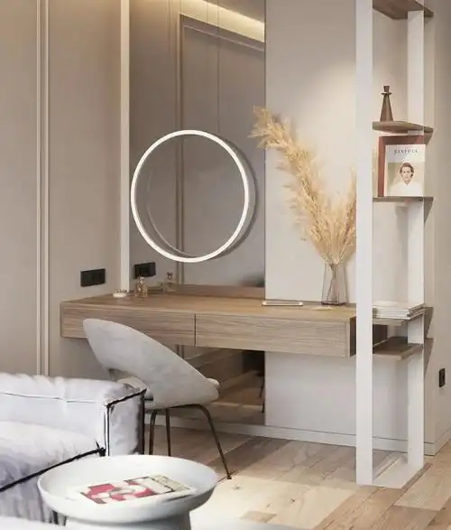 爱美的你怎么缺少一个好看又实用的梳妆台呢