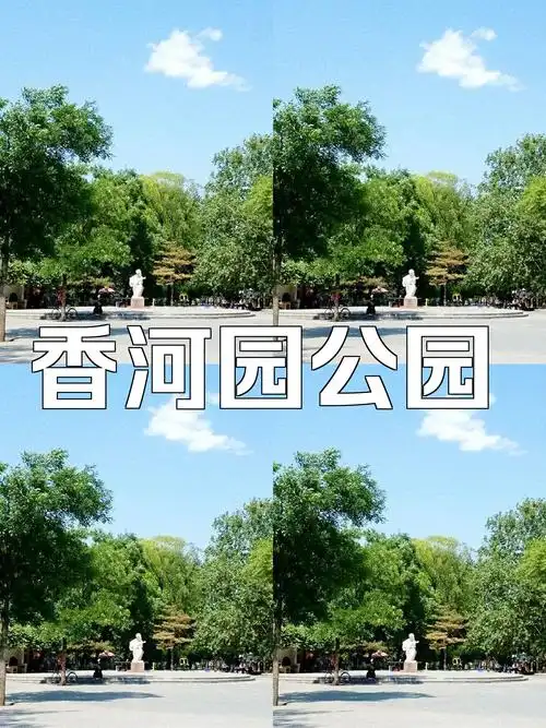 北京香河园公园,一个充满生机的地方!这里