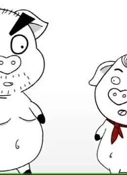 猪屁登的简笔画怎么画