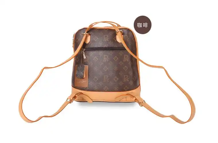 钟表配饰 潮流女包 双肩包 保罗名莎 保罗名莎女士单肩双肩两用包包