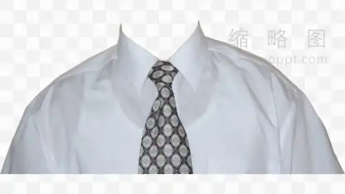 男士衬衫领带证件照素材 png图片 - yoppt模板下载-让ppt更有设计感