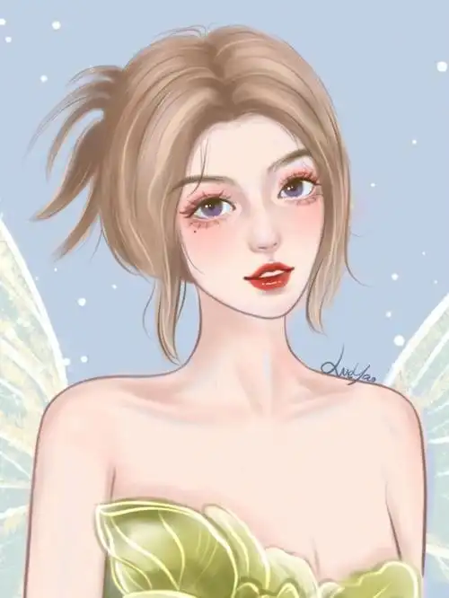 画画 #精灵  #procreate   #明星 #杨颖 #头像  #小红书成长笔记