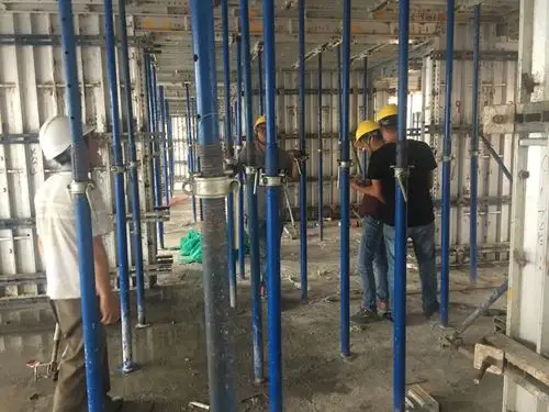 7#楼16层支模架验收