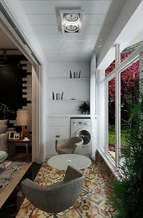 装修效果图客厅阳台(装修图片 阳台)