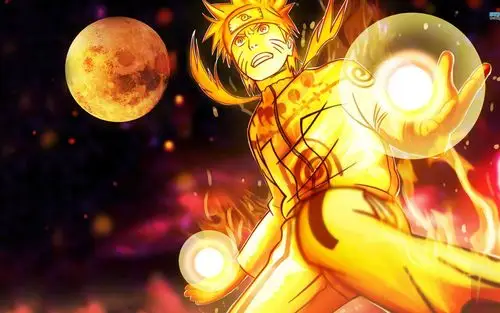 鸣人九尾模式图片求帮忙找大分辨率!