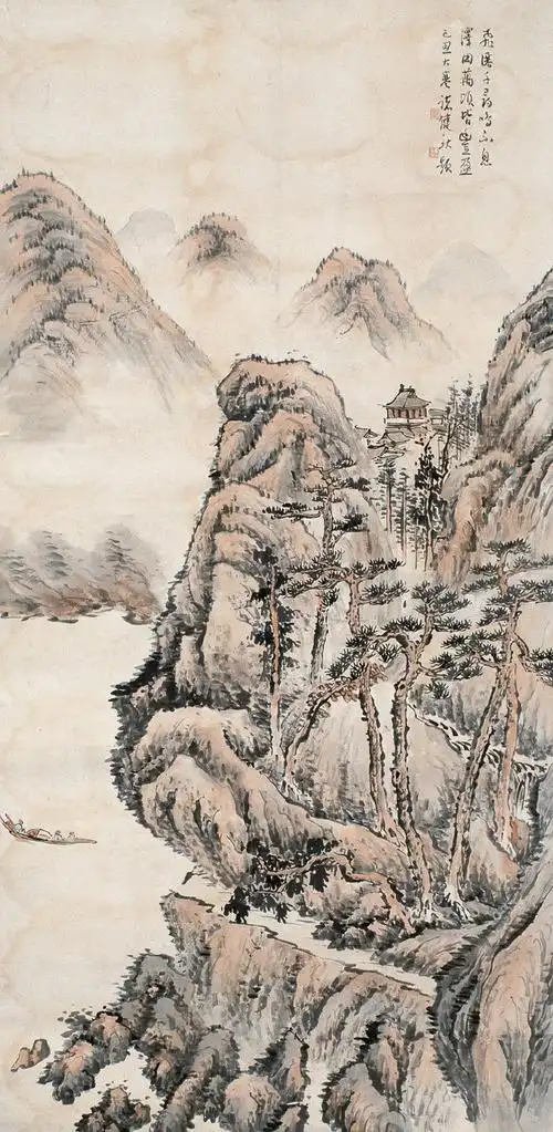 诸健秋的山水画欣赏(1)