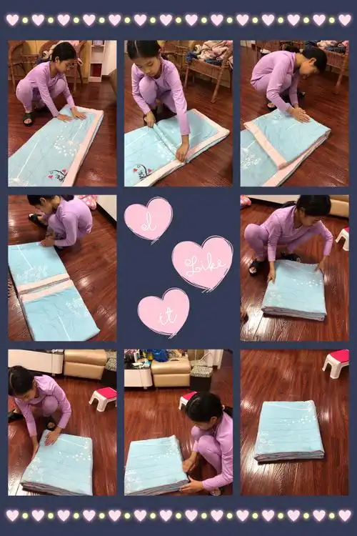 自己的事情自己干——叠被子