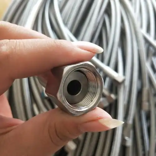 锋泽 不锈钢编织铁氟龙管 导热油管 注塑机模温机管