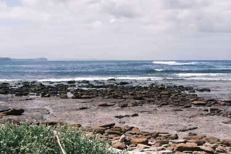 温柔的海浪longreefheadland长礁海岬
